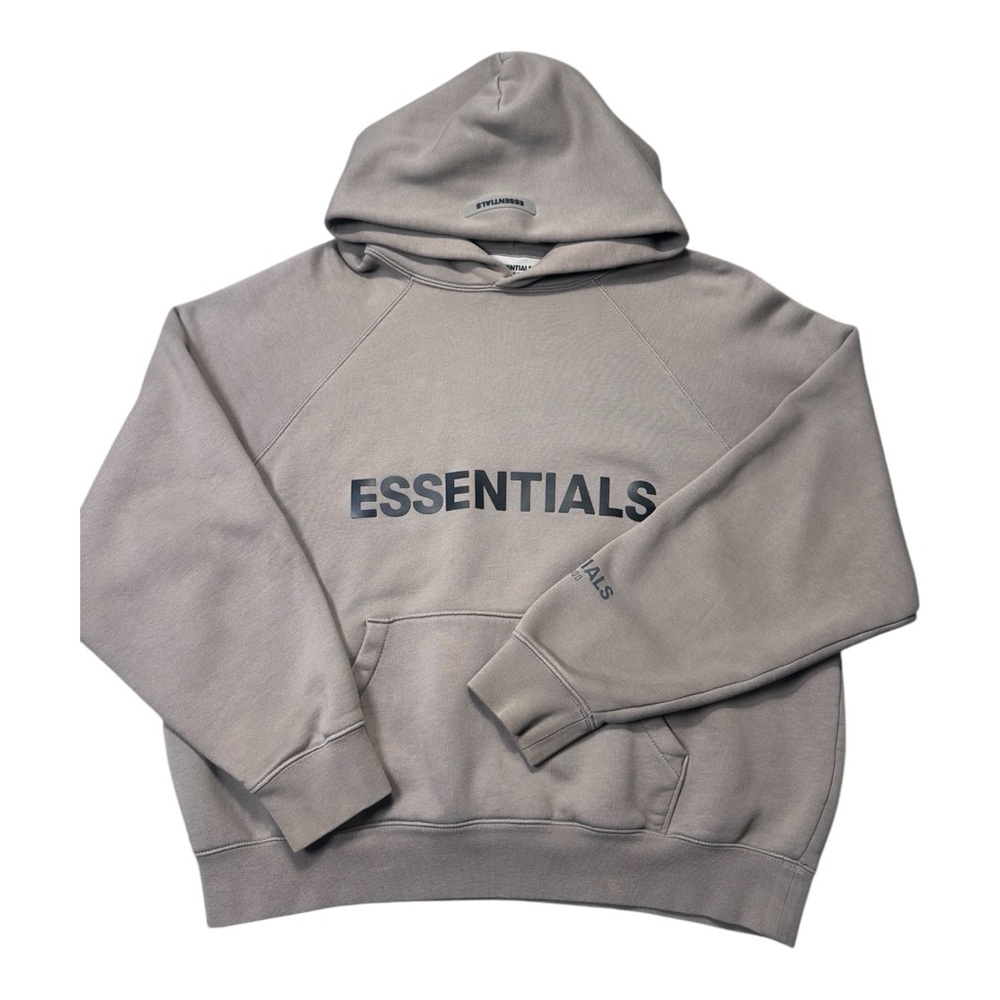 Fear of God Essentials Hoodie Taupe Size Xs